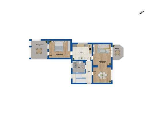 Grundriss Obergeschoss