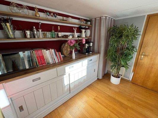 Zwischenraum mit Bufet