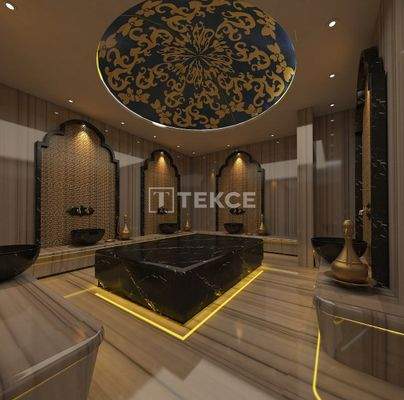 Flats in a Seafront Complex in Mahmutlar Alanya