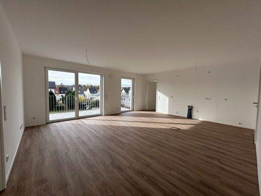 Offener Wohn-, Ess- und Kochbereich 