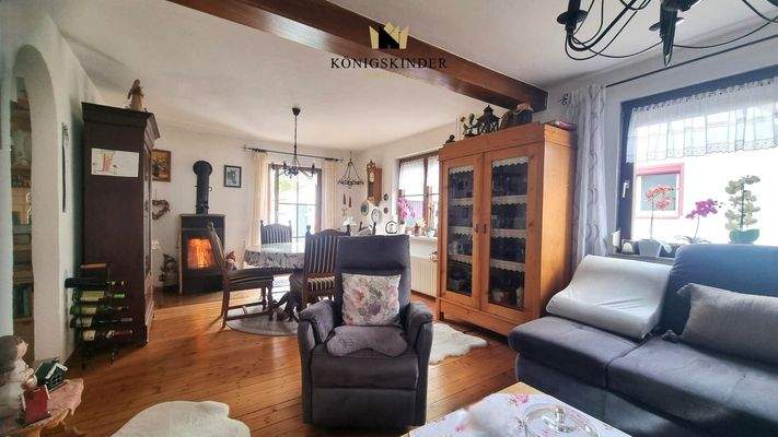 Essbereich mit Schwedenofen