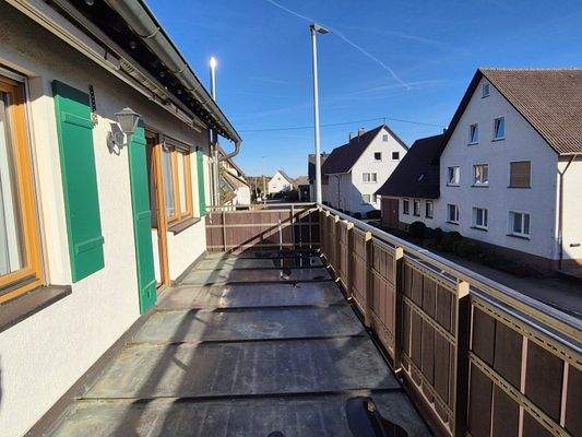 großzügiger Balkon