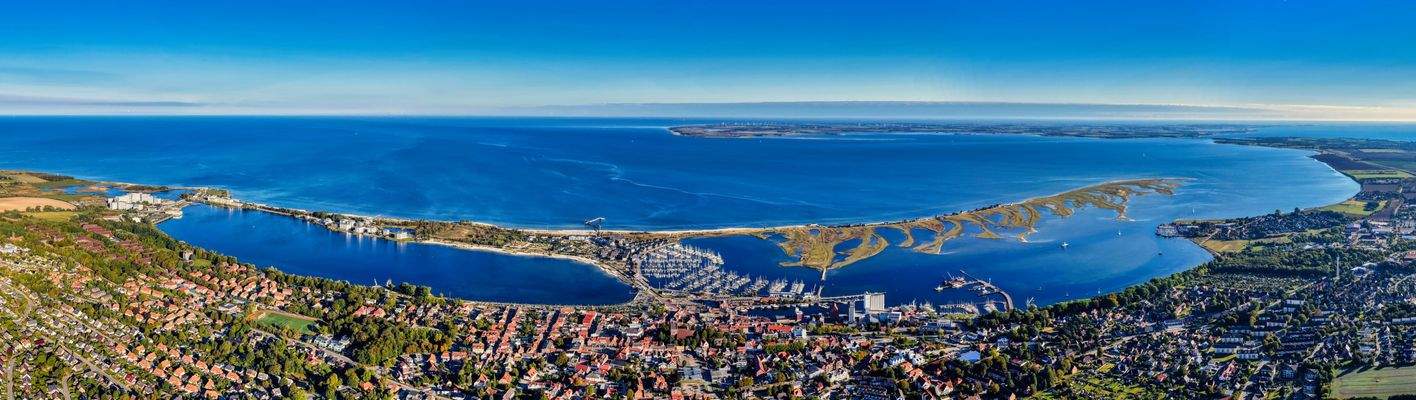 Heiligenhafen von oben