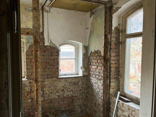 Treppenabsatz-Kammer