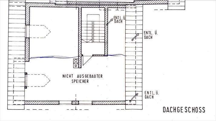 Dachgeschoss (vor Ausbau)