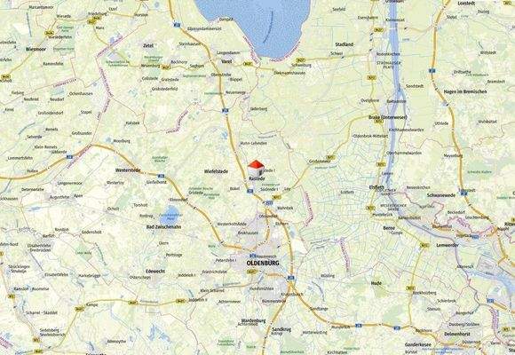 Geolyzer Kartenausschnitt