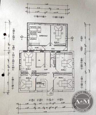 Grundriss Bürogebäude