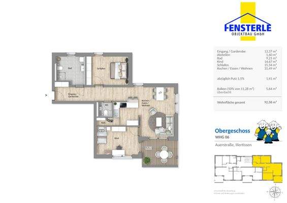 Grundriss WHG-6 OG, Auerstraße-1