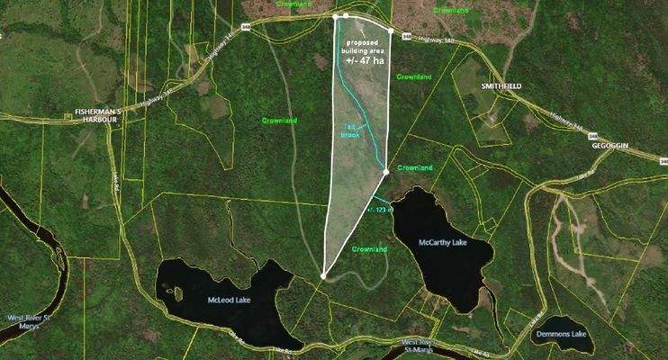 Nova Scotia - Smithfield - Wunderschönes 47-Hektar