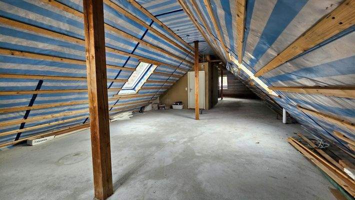 Ausbaureserve im Dachgeschoss