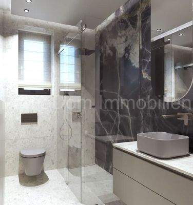 Masterbad im Schlafzimmer