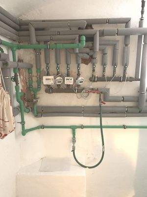 Detail Heizung im KG