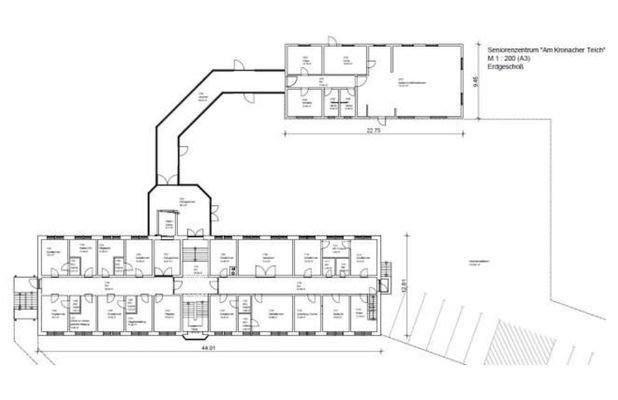 Grundriss Hauptgebäude EG