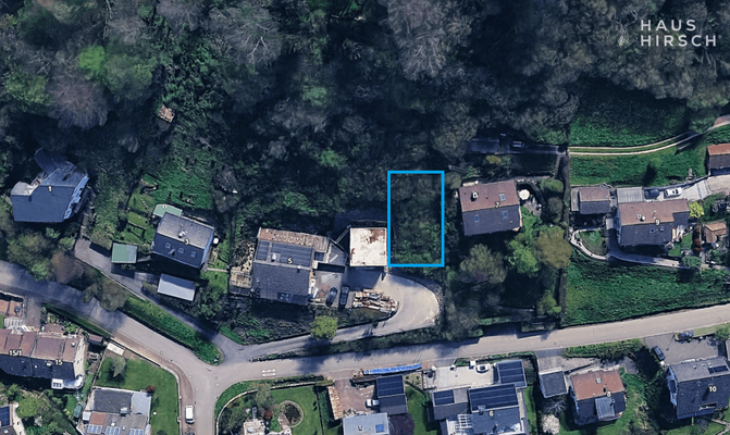 Grundstück von Oben