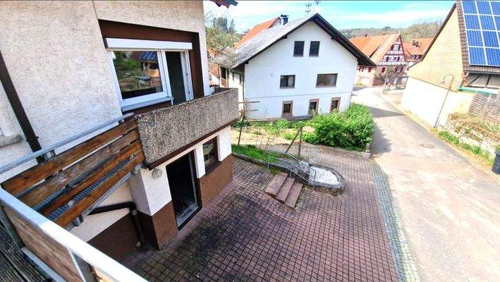 Sicht von der Terrasse