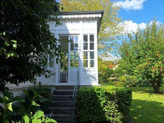 Verandazugang vom Garten