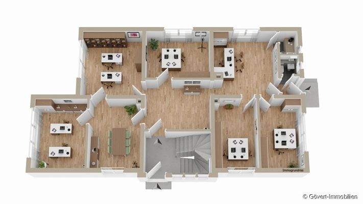 Grundriss Büro-/Praxisfläche