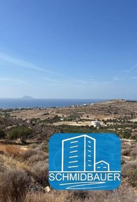 Kreta, Kalamaki: Atemberaubendes Grundstück mit unverbautem Meerblick zu verkaufen