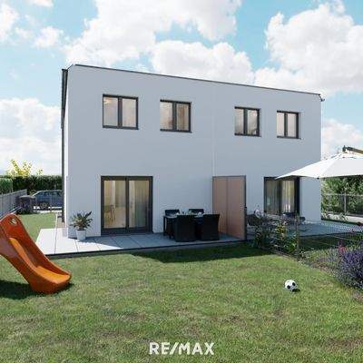 Ansicht vom Garten (Visualisierung)