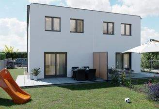 Ansicht vom Garten (Visualisierung)