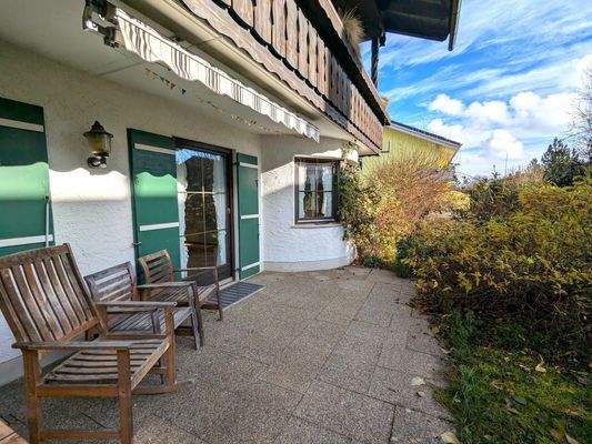 Südterrasse mit Markise