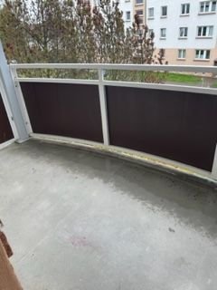 Aussicht Balkon ins Grüne