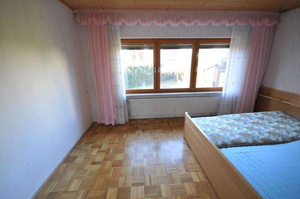 Das Schlafzimmer EG zur Nordseite