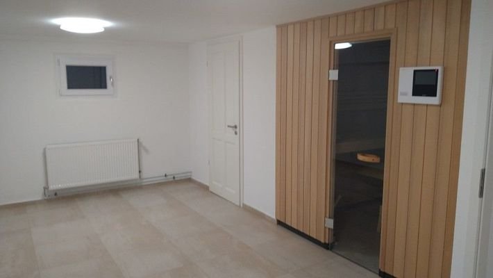 Sauna und Fitness-Raum
