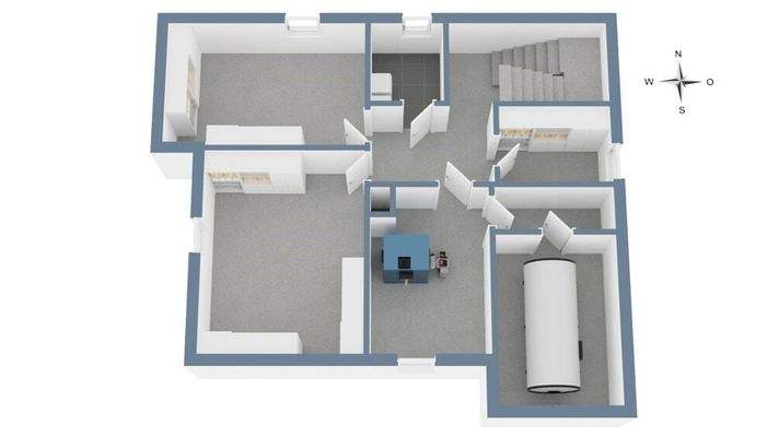 Kellergeschoss - unverbindlicher Grundriss