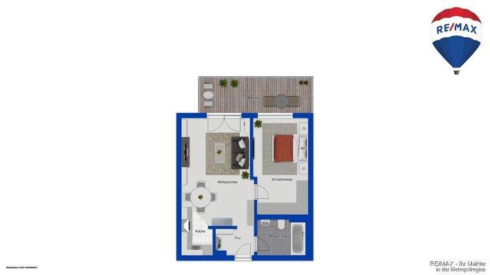 Grundriss 1. Obergeschoss