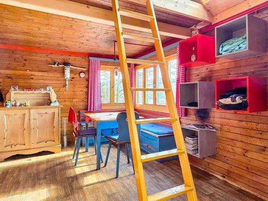 Aufstieg Schlafbereich