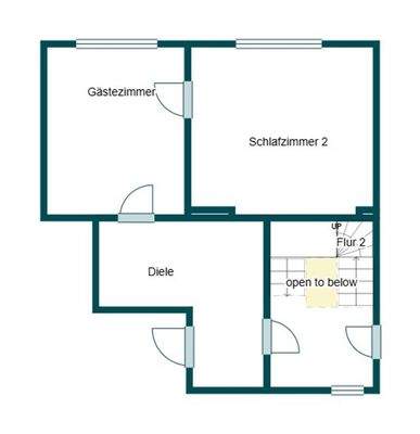 Grundriss Skizze 1.OG