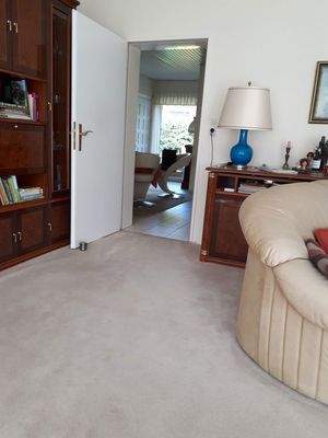 Wohnzimmer, Blick in Diele