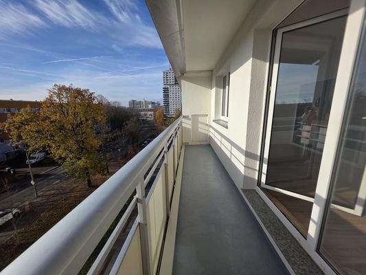 Balkon in der unteren Ebene