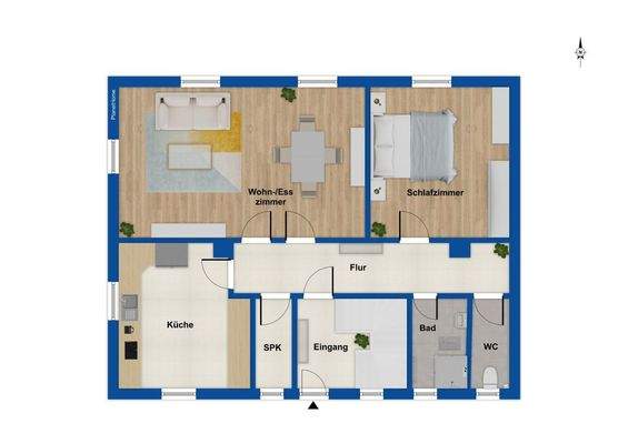 Grundriss - Erdgeschoss