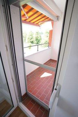 Balkontür mit Fliegengitter