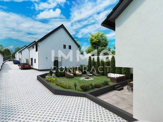 Gartenansicht Haus 1