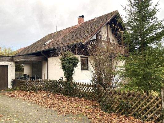 Blick auf den Hauseingangsbereich