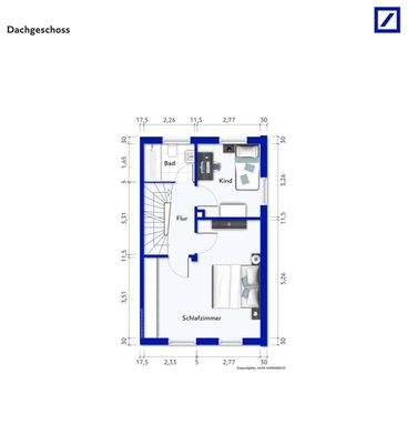 Grundriss Obergeschoss