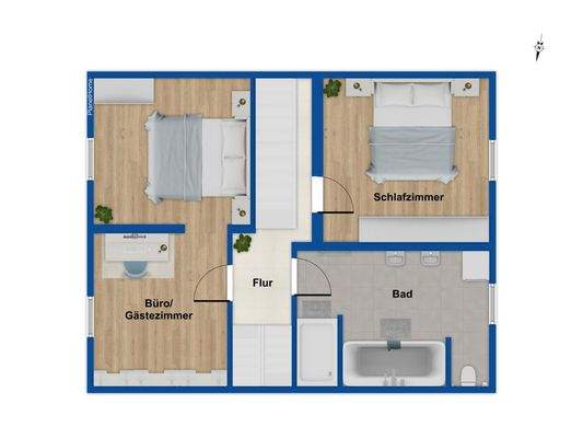 Grundriss Obergeschoss