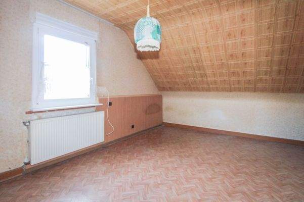 eins der zwei Schlafzimmer