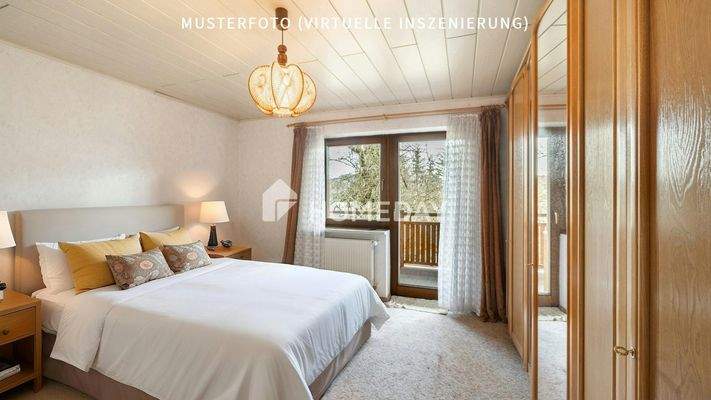 1. OG Gästezimmer 1-Musterfoto (virtuelle Inszenierung)1