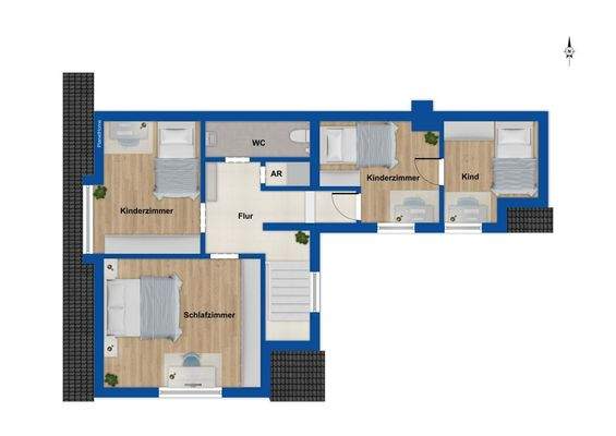 Grundriss Obergeschoss