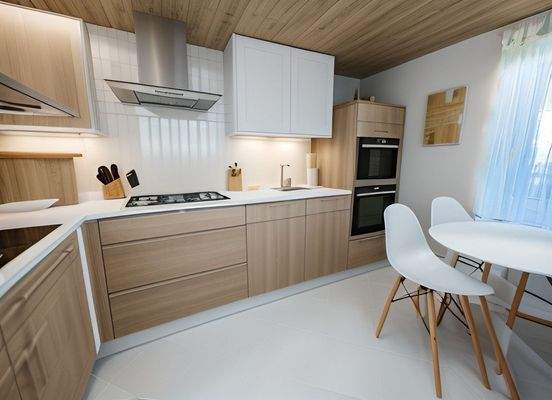 Küche-Erdgeschoss Homestaging