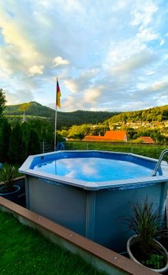 Aussicht aus Garten