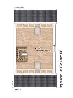 Entwurf Dachgeschoß freibleibend