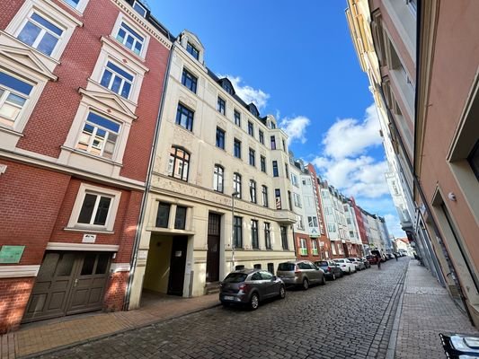 Die Strassenansicht Lübecker Strasse