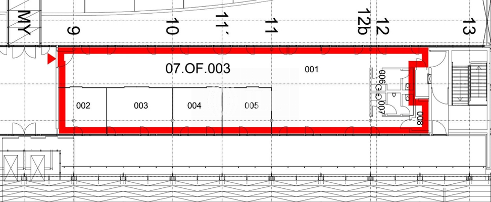 Grundriss 7. OG - 221,52 m²