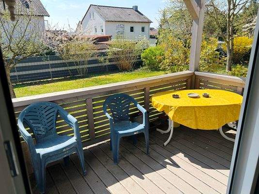 Geräumiger Balkon