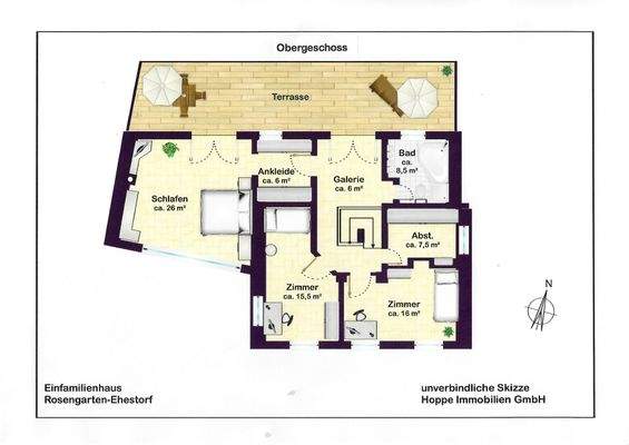 Grundriss Obergeschoss